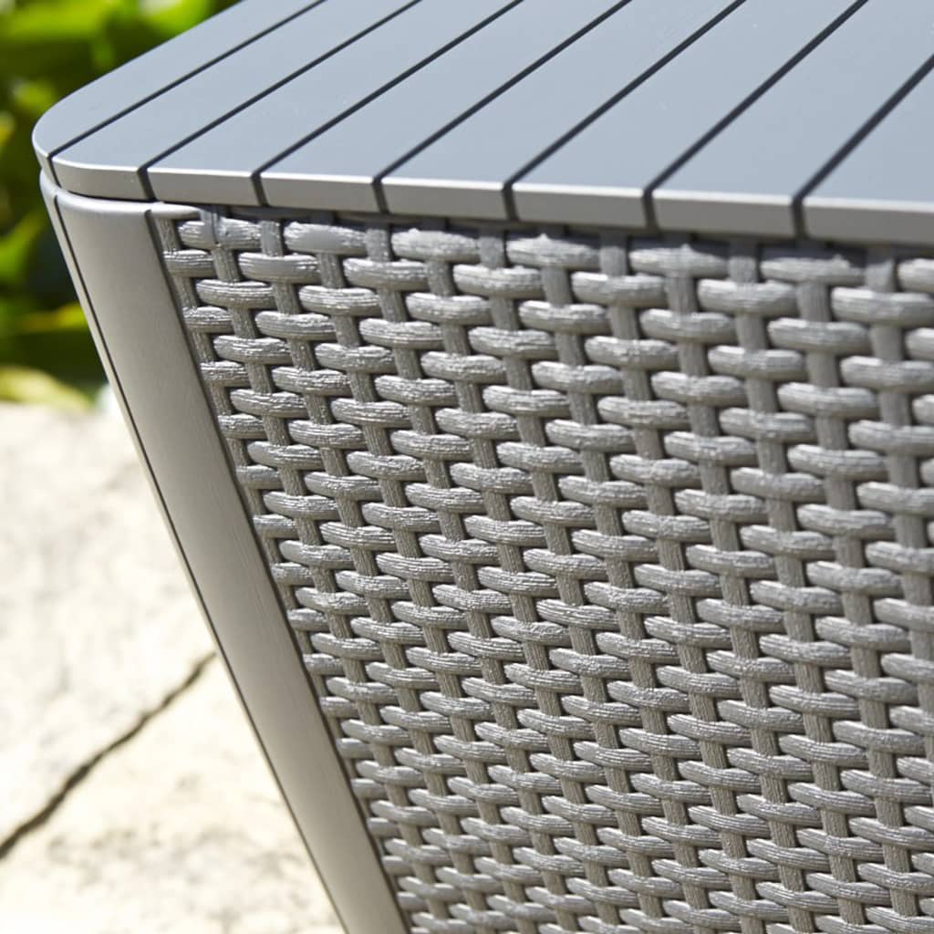 Garden Side Table Luzon Flat Wicker Cappuccino Keter 15 width=274