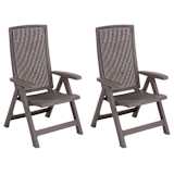 Allibert Chaise de jardin inclinable Montreal Cappuccino 223476