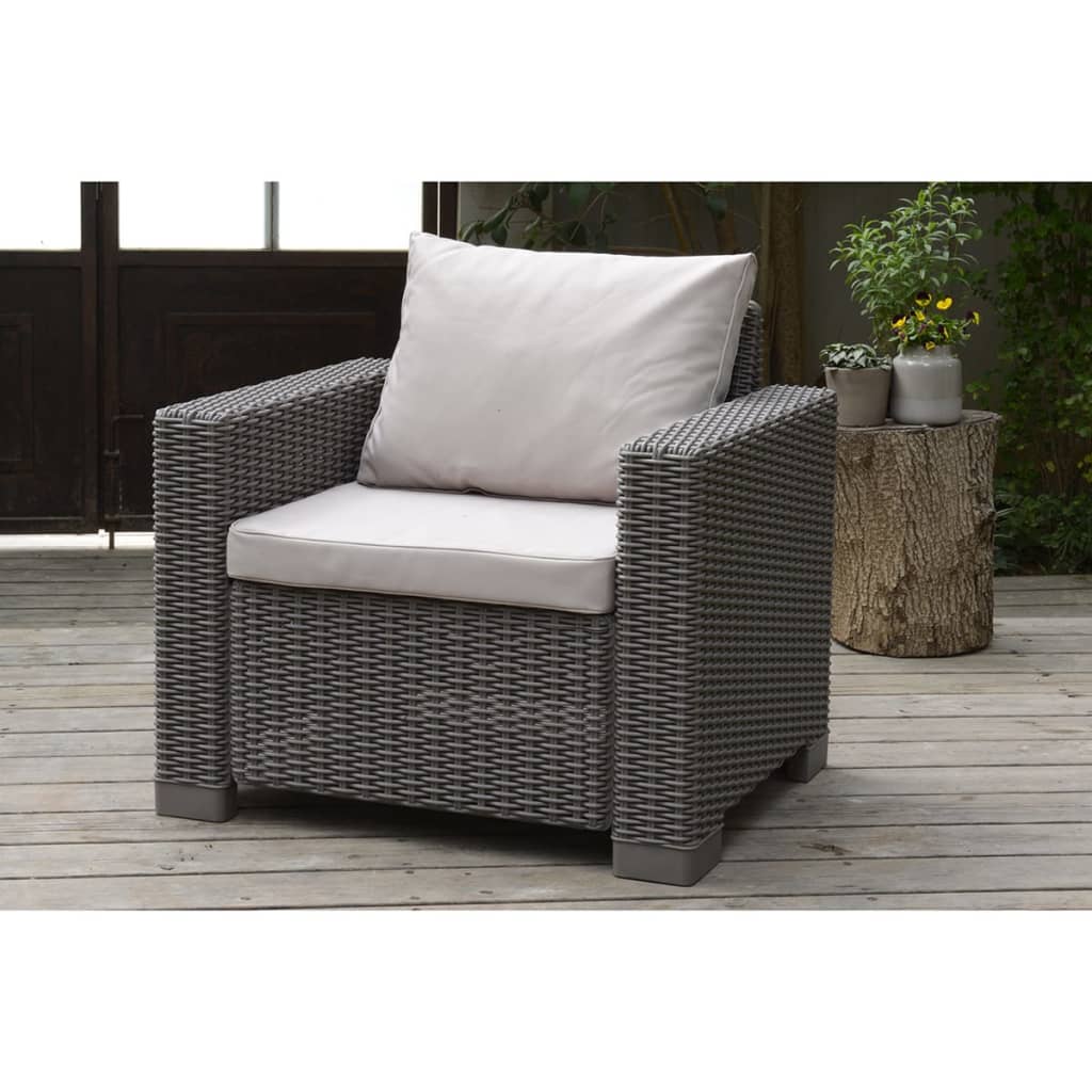 VidaXL - Allibert Tuinstoel California cappuccino 2 st 231560