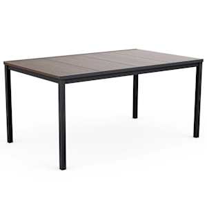 Keter Signature Porto laud 160 cm - saarepuit ja must teras