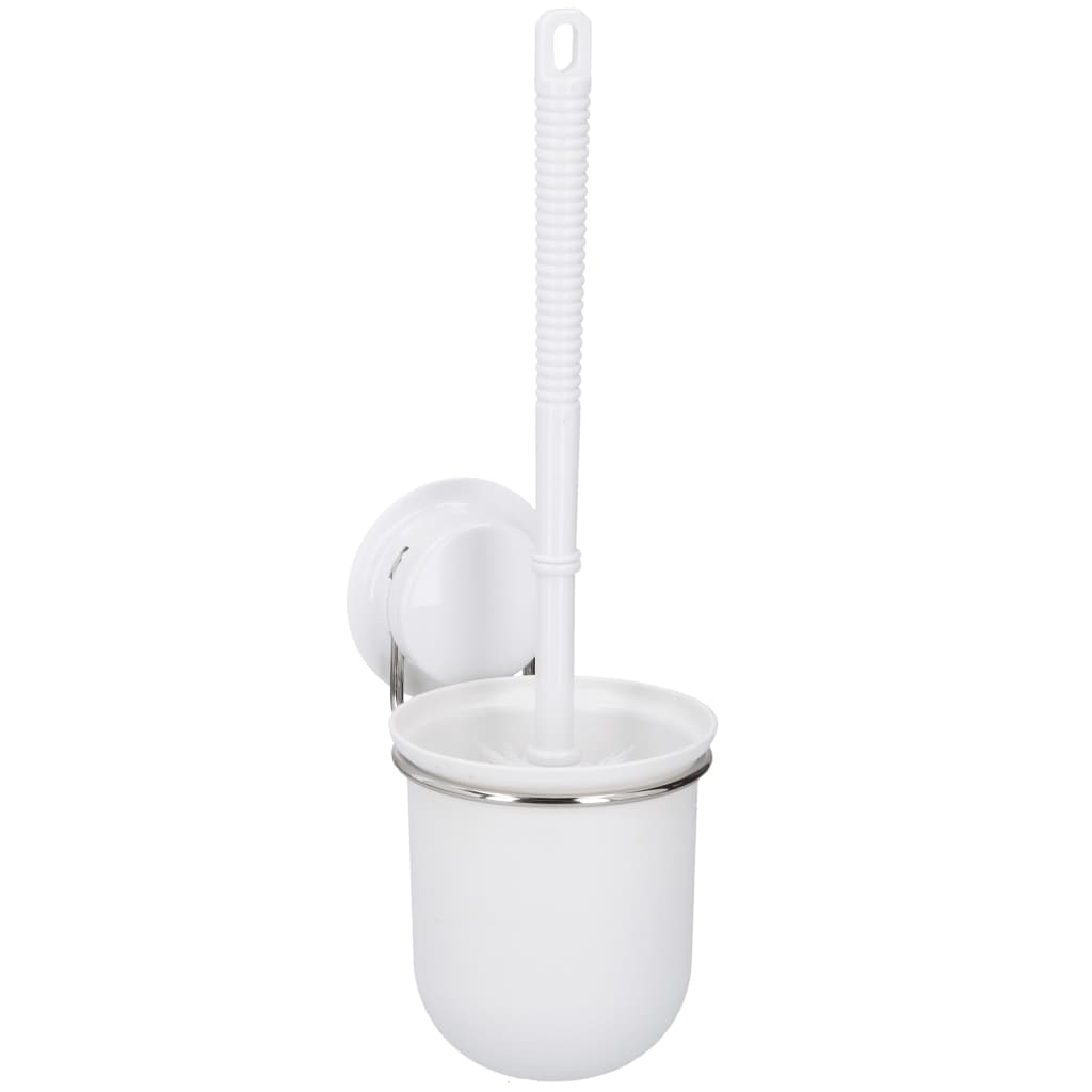 Afbeelding Alpina Toiletborstel (wit) en houder met zuignap bevestiging door Vidaxl.nl
