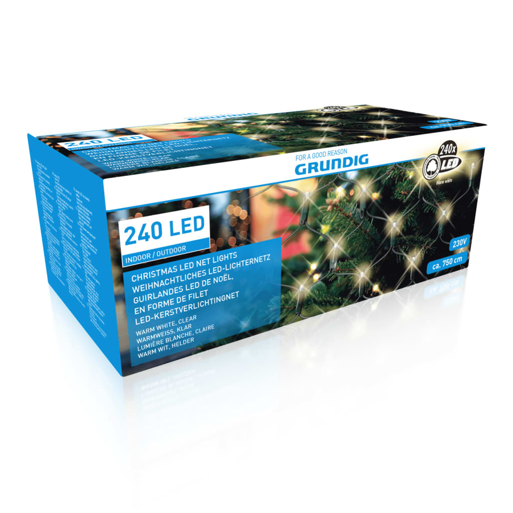 Afbeelding Christmas Gifts - Binnen en buiten Kerstverlichting - 240 LED 230V door Vidaxl.nl