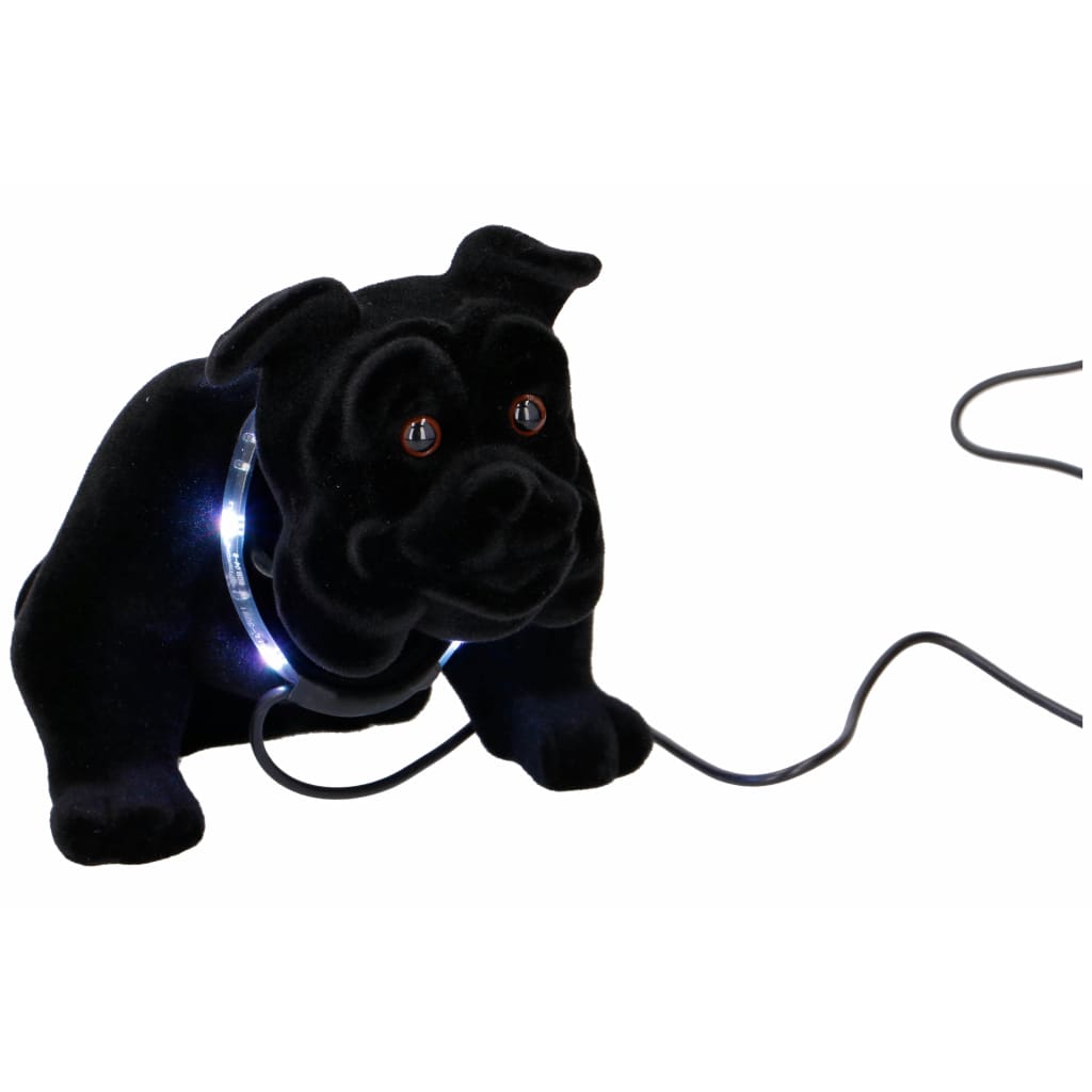 Afbeelding All Ride Knikkende hond -12 en 24 volt - 6x multicolour led - bulldog door Vidaxl.nl