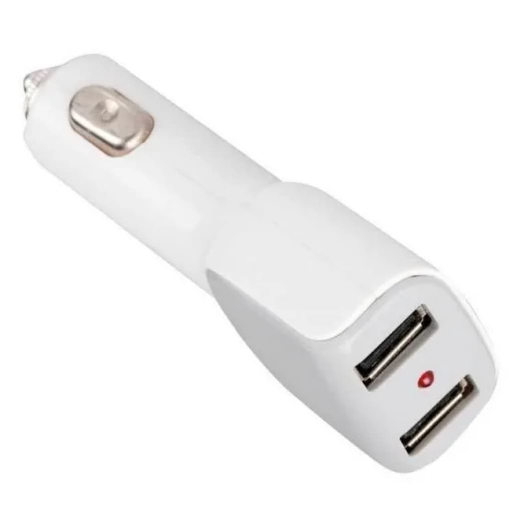 Grundig autolader USB 12/24 Volt 2 Ampère wit/grijs