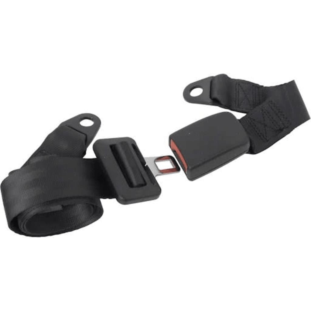 Carpoint Ceinture de sécurité à 2 points réglable 1 côté Noir