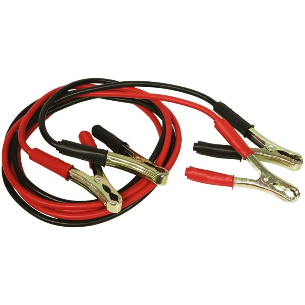 Carpoint startkabels 200A 2,5 meter 6/12/24 Volt zwart/rood