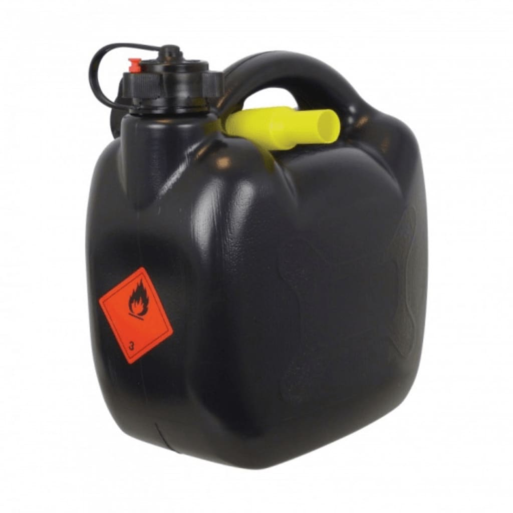 Afbeelding Carpoint jerrycan met flexibele vulslang 5 liter kunststof zwart door Vidaxl.nl