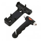 Carpoint noodhamer met gordelsnijder zwart 12,5 cm