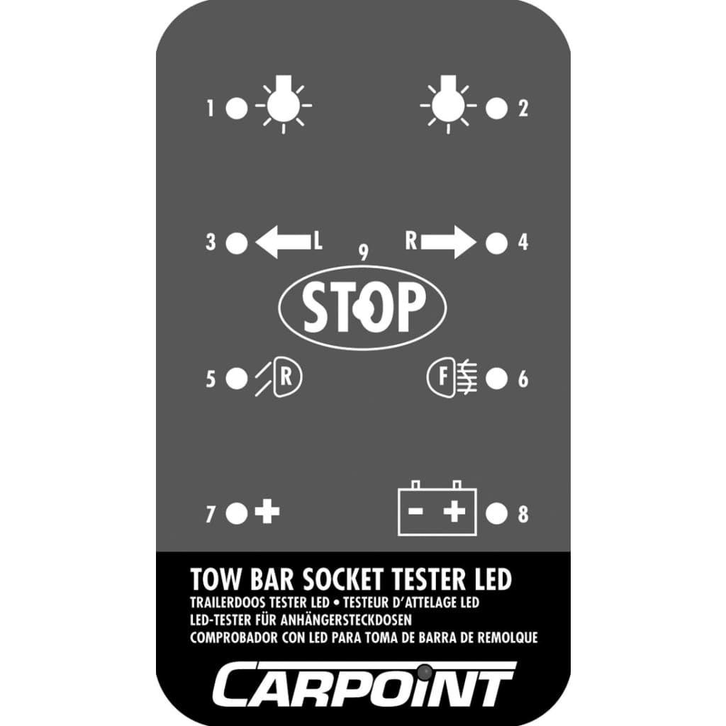 

Carpoint stekkerdoos tester led voor 12V voertuigen 330 cm