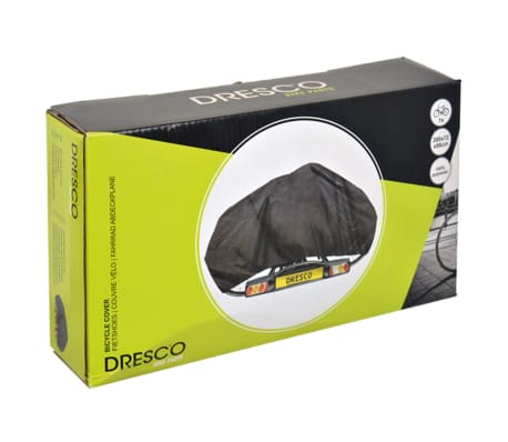 Dresco Κάλυμμα Ποδηλάτου Ελαστικό για 1 Ποδήλατο Μαύρο