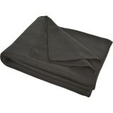 Carpoint fleecedeken zwart 170 x 130 cm