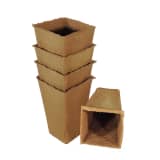 Nature Vasos em turfa 5 pcs 10x10x18 cm 6020138