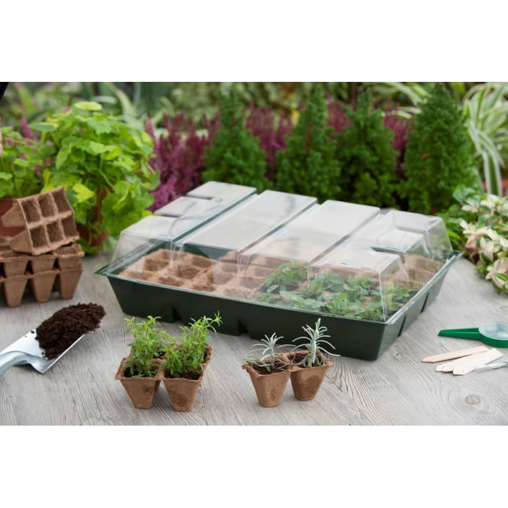 Nature Maxi Kweekbak met Turfpotplaat H13x43x32.5cm