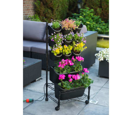 Nature Fahrbares Vertikales Gartenregal 44 x 32,5 x 97 cm 6020274