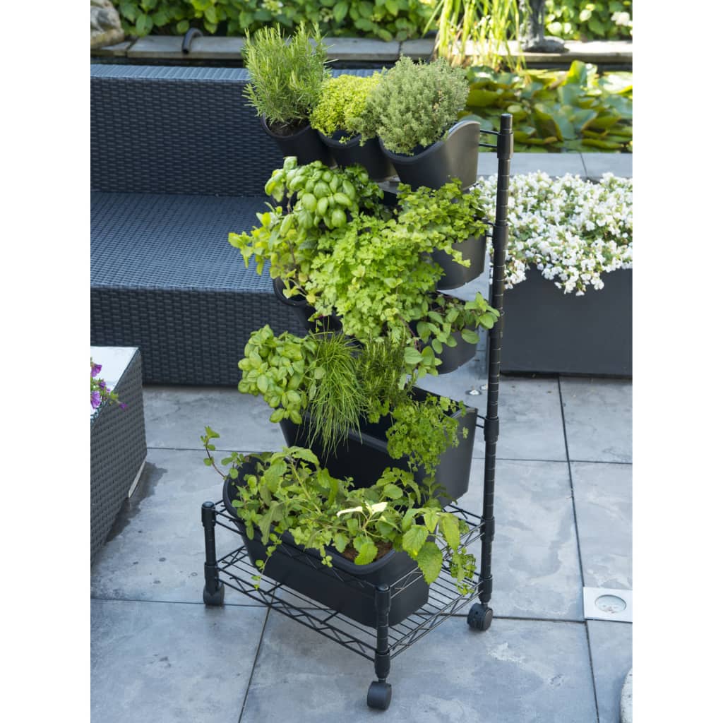Nature Set de jardinera vertical móvil
