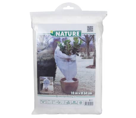 Nature Couverture polaire d'hiver 30 g/m² Blanc 0,64x10 m