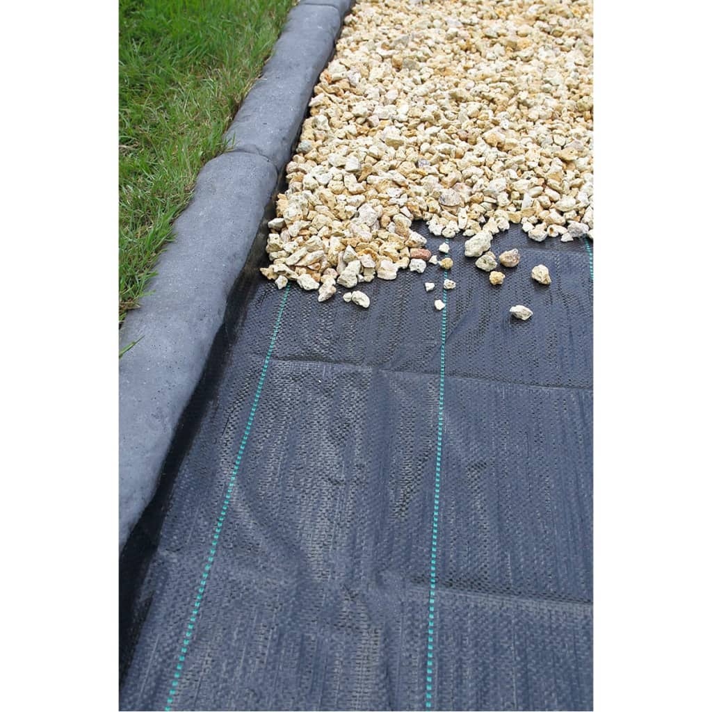 Nature Bodenabdeckung 2 x 5 m Schwarz 6030301 vidaXL.de