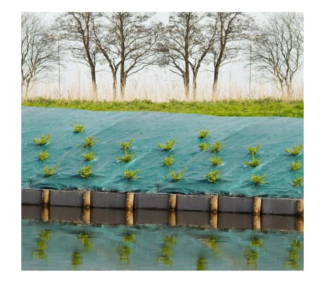 Nature Покривна мрежа срещу плевели, 1x10 м, зелена