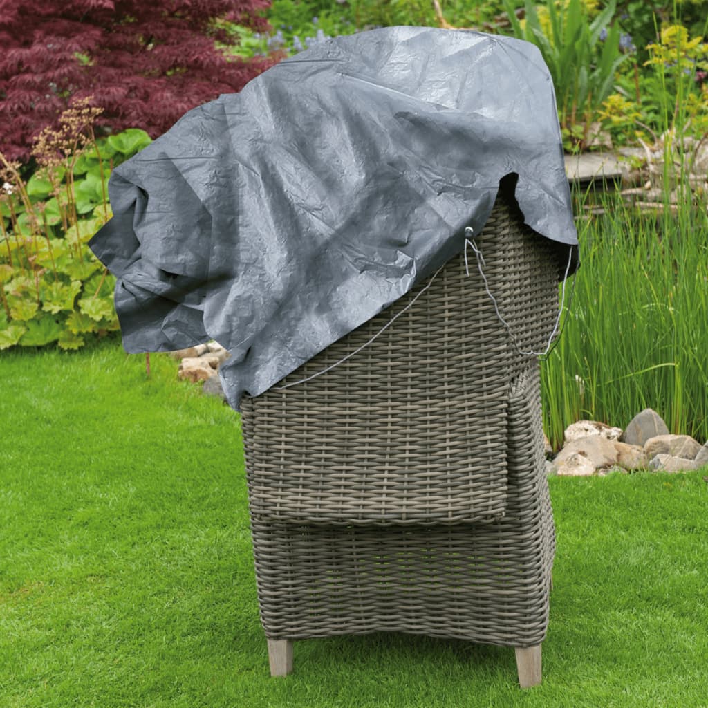 VidaXL - Nature tuinmeubelhoes voor stapelbare stoelen PE 140x75x70 cm 6031601
