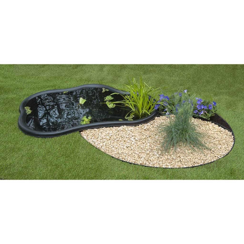 VidaXL - Nature Tuinbegrenzing 500 x 12 cm zwart 6040605