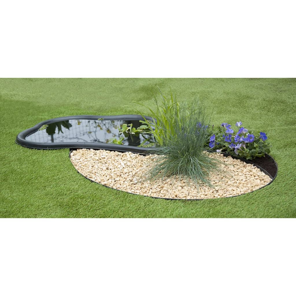 VidaXL - Nature Tuinbegrenzing 500x9 cm zwart 6040607