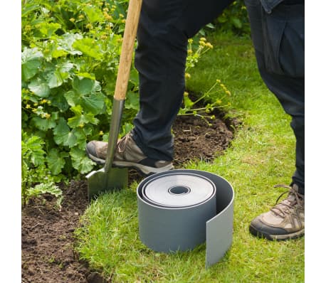 Nature Rasenkante 0,075 x 10 m Grau