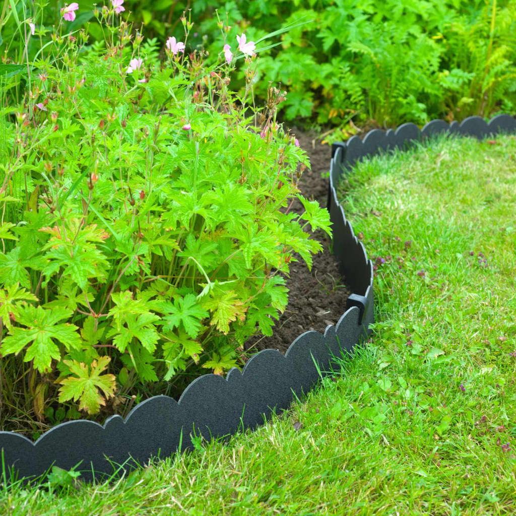 Nature Tuinrand decoratief 0,13x12 m 3 mm zwart