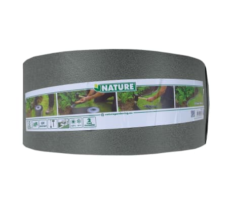Nature Garden Border Edging 15cmx40m 3mm Grey