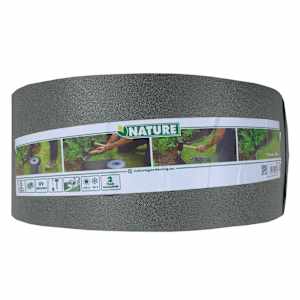 Nature Garden Border Edging 15cmx40m 3mm Grey