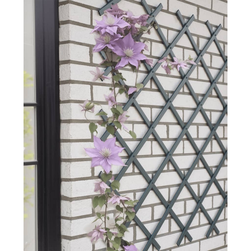 Nature Garten-Rankgitter 50x150 cm PVC Anthrazit