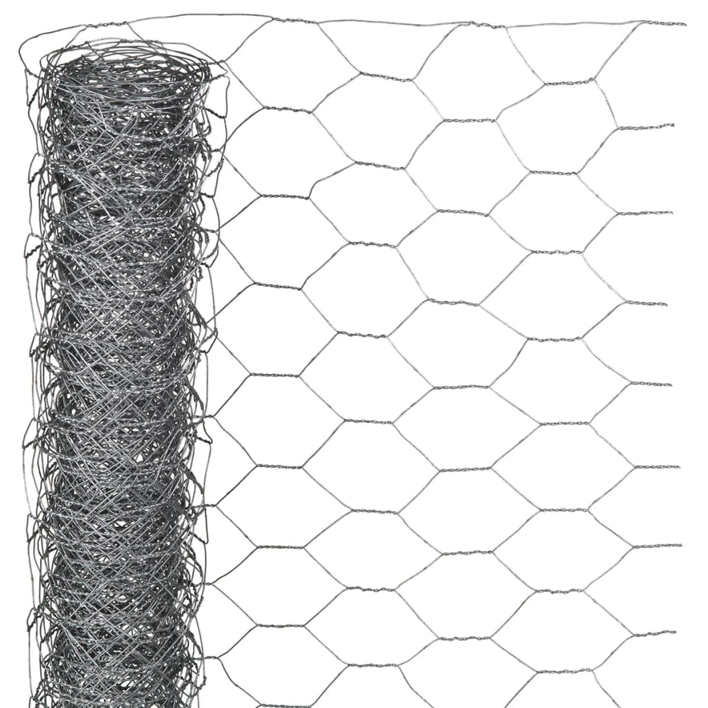 Nature Wire Mesh Hexagonal 1×10 m 25 mm Galvanised Steel