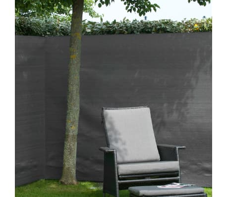 Nature Brise-vue de jardin PE 1,2 x 5 m Anthracite