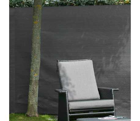 Nature Garten-Sichtschutz Zaunblende PE 1,5&times;5 m Anthrazit