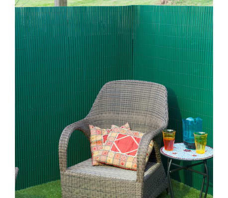 Nature Dubbelsidigt insynsskydd PVC 1x3m gr&ouml;n