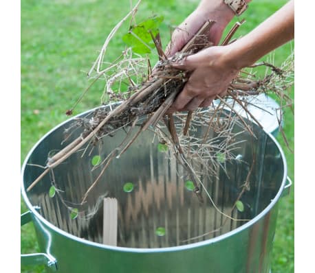 Secchio Zincato Bradas J5322 Da 15 Litri: Resistente Per Giardino, Rifiuti E Edilizia Con Manico In Metallo