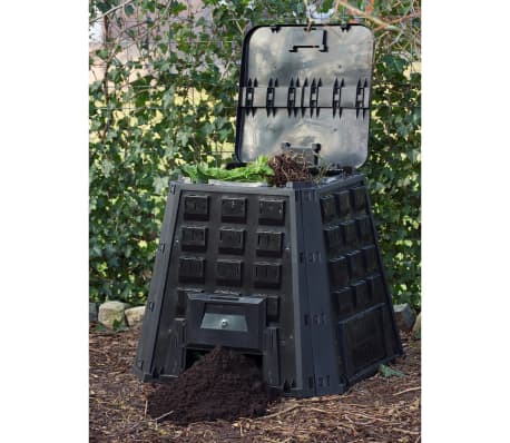 Nature Komposto dėžė, juoda, 400 l, 6071480