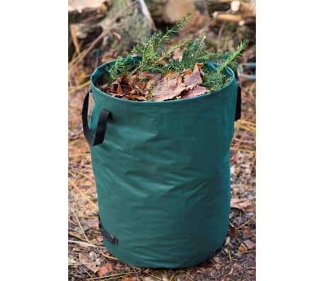 Nature Sac &agrave; d&eacute;chets de jardin rond 140 L vert