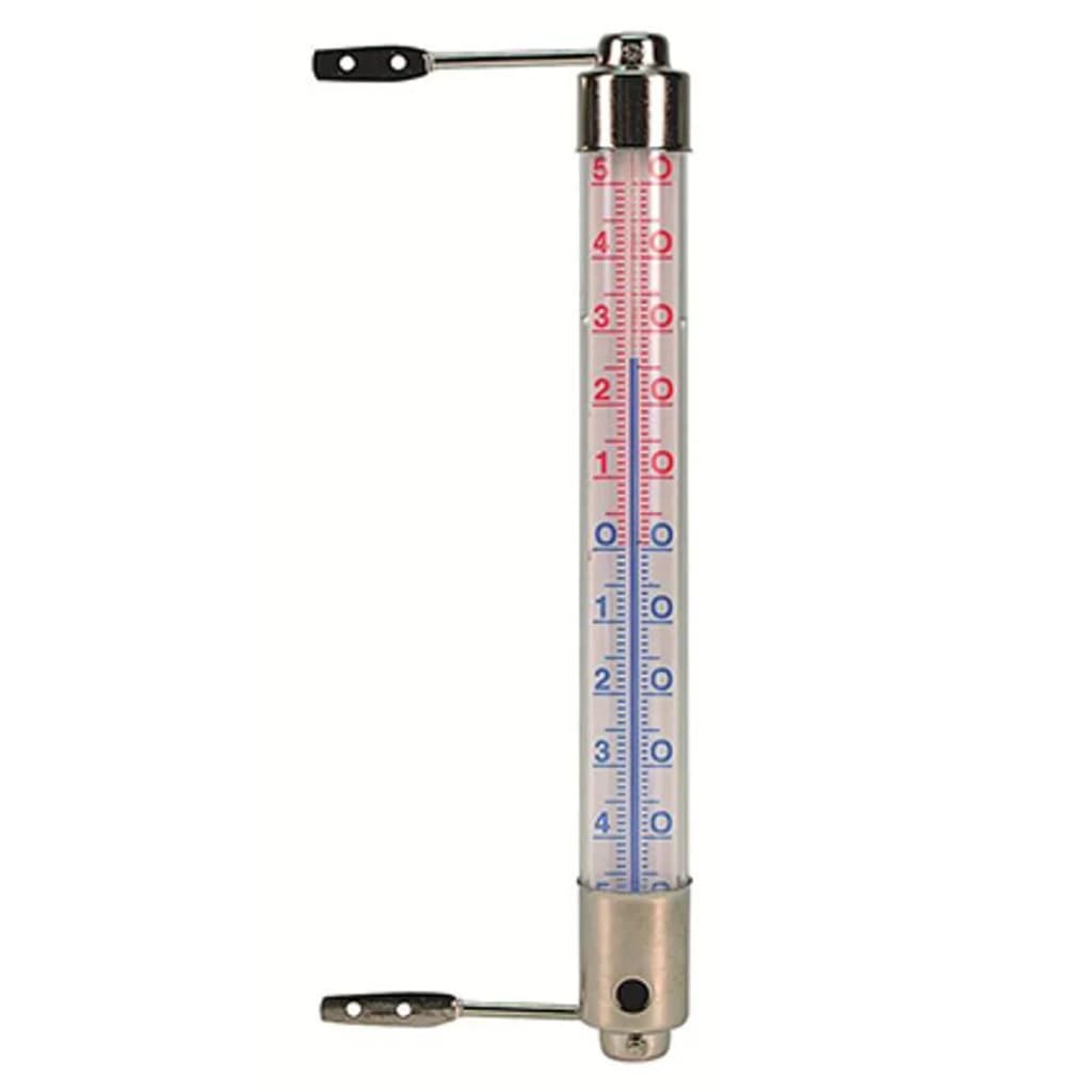 Afbeelding Nature Kozijnthermometer - Thermometer - 2.5x2.5x20 cm Metallic door Vidaxl.nl