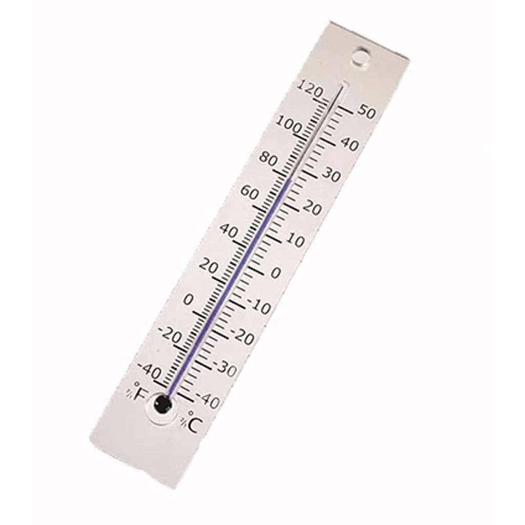 Muurthermometer plexiglas 21x4x0,8cm Nature