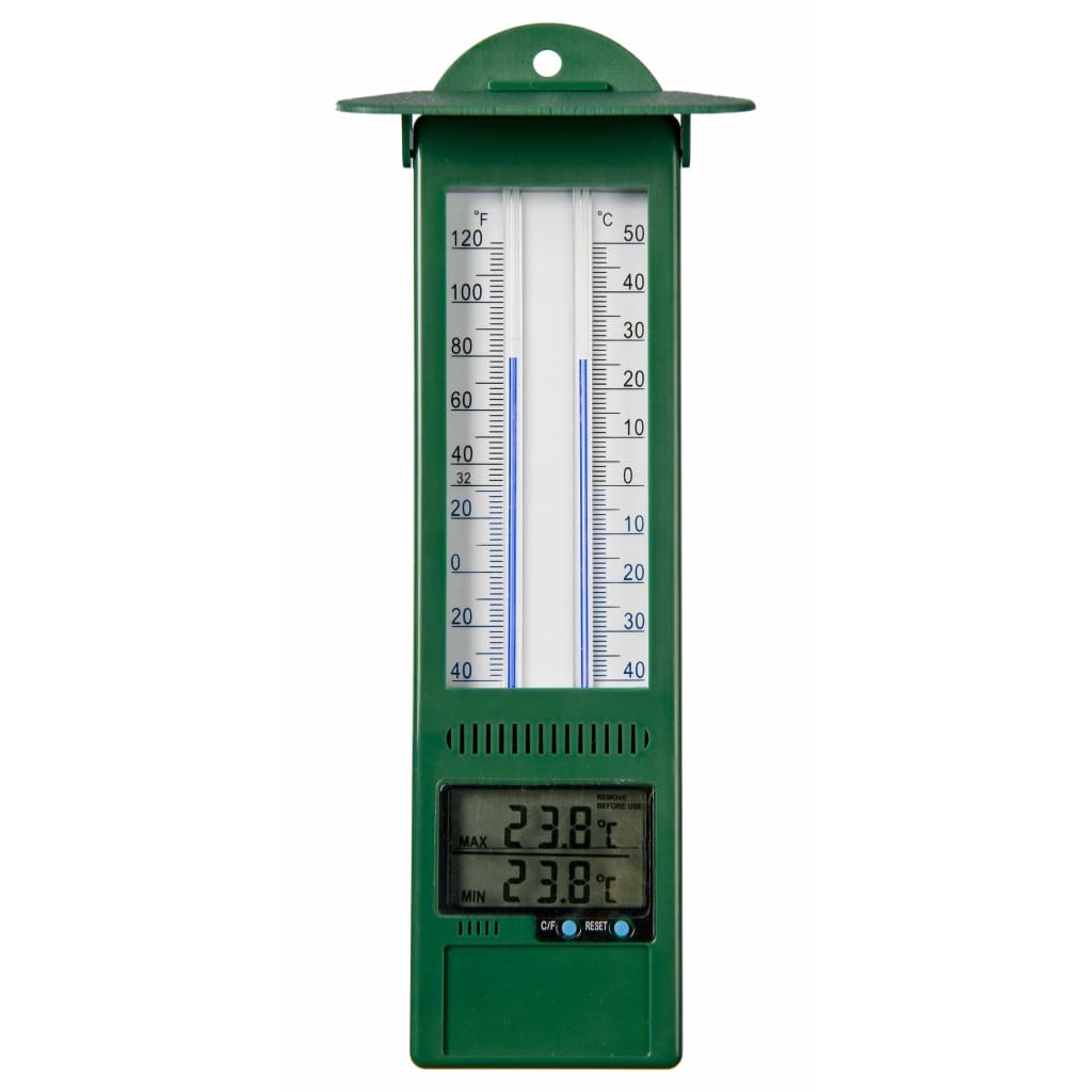 Nature Termometru digital de exterior min-max, 9,5 x 2,5 x 24 cm
