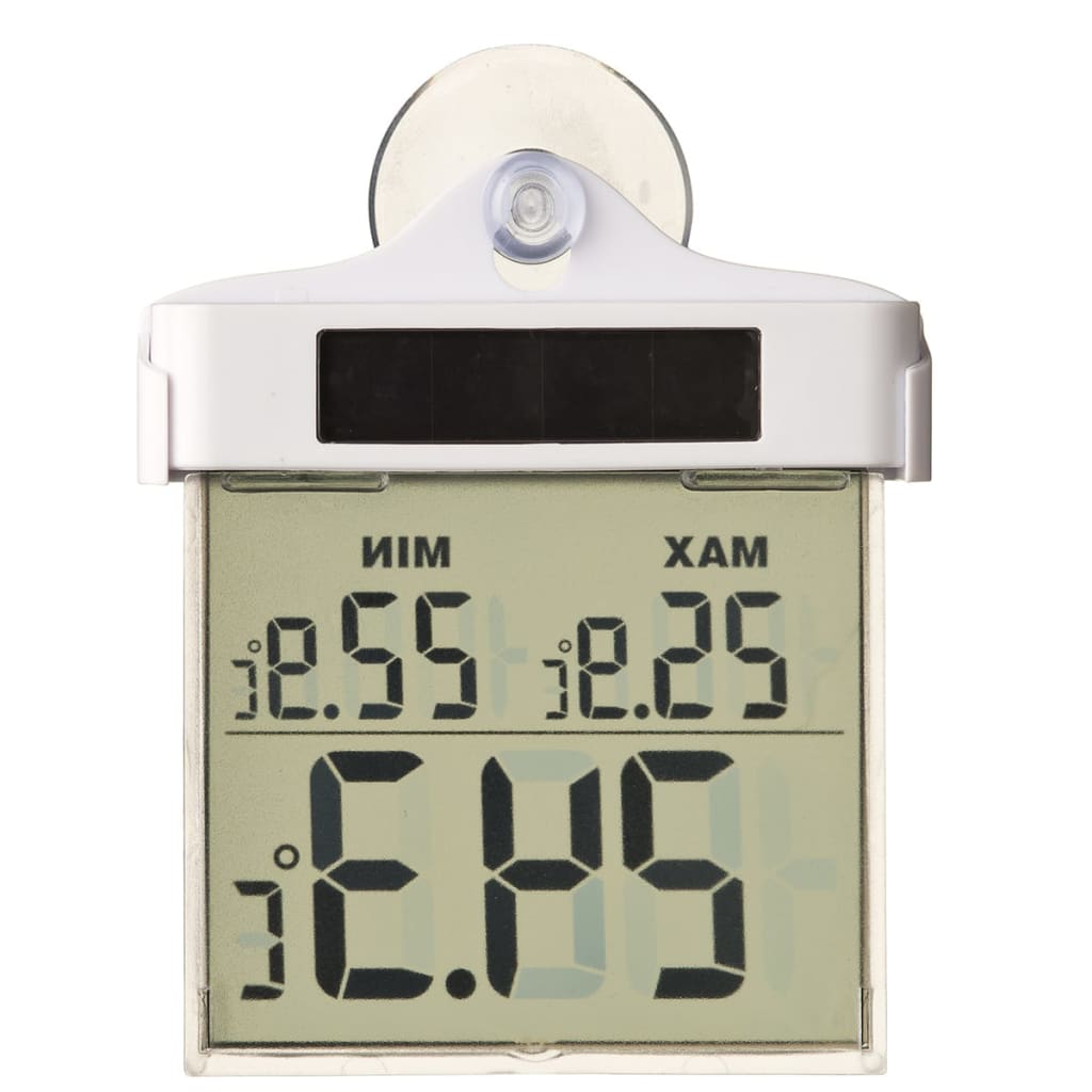 VidaXL - Nature Raamthermometer digitaal 13x10x3 cm 6080078