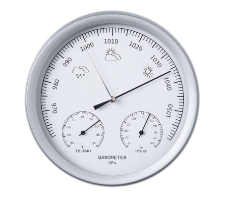 Nature 3 i 1 Barometer med termometer och hygrometer 20 cm 6080081 Nature 3 i 1 Barometer med termometer och hygrometer 20 cm 6080081