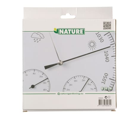 Nature 3 i 1 Barometer med termometer och hygrometer 20 cm 6080081 Nature 3 i 1 Barometer med termometer och hygrometer 20 cm 6080081