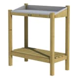 Tuinwerktafel Deco met verzinkt blad