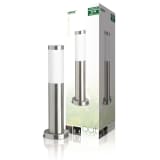 Ranex Lichtpaal voor in de tuin 20 W chroom 45 cm RX1010-45