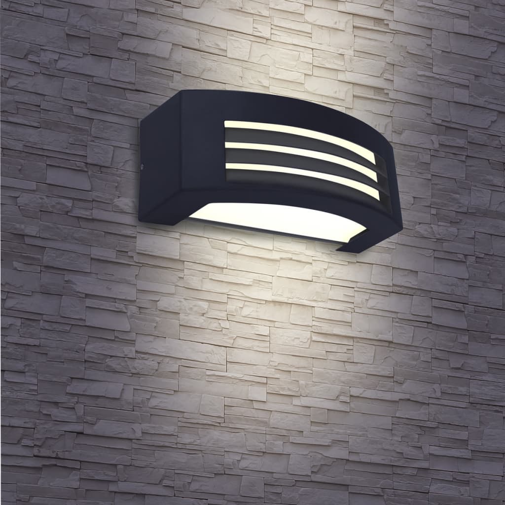 Smartwares LED-wandlamp Up and Down 5 W antraciet GWL-002-HS