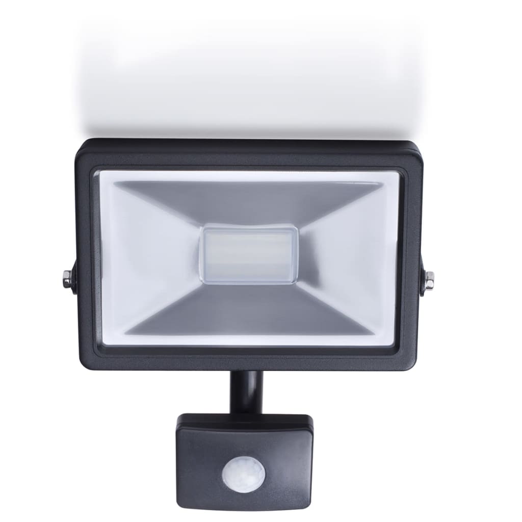 VidaXL - Smartwares LED-spotlight met sensor 30 W zwart SL1-B30B