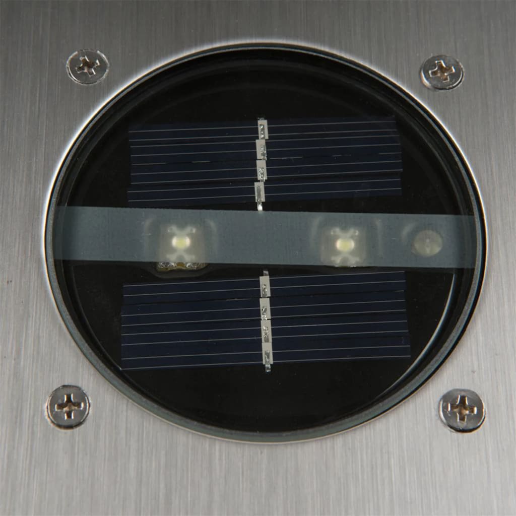 VidaXL - Ranex Spotlight op zonne-energie vierkant 0,12 W zilver 5000.198