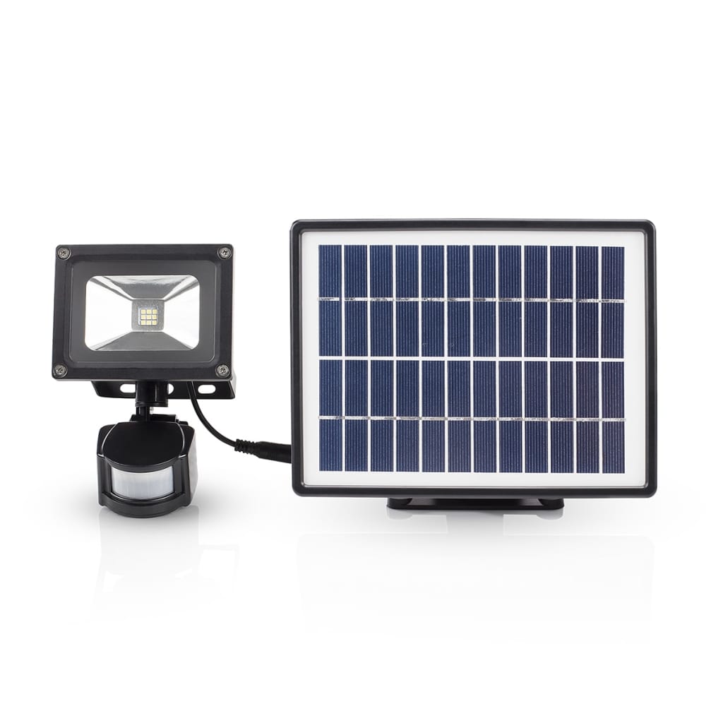 VidaXL - Smartwares Solar veiligheidsspotlight met PIR-sensor zwart SFL-180-MS