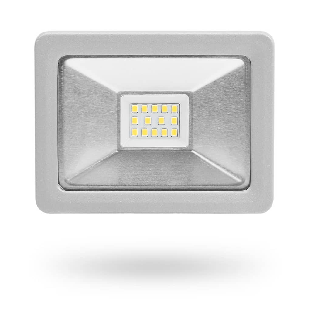 VidaXL - Smartwares LED-spotlight 10 W grijs FL1-DOB10